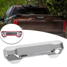 For Toyota Tundra 2022-2025 ABS Chrome Rear Tailgate Door Handle Bowl Cover Cap