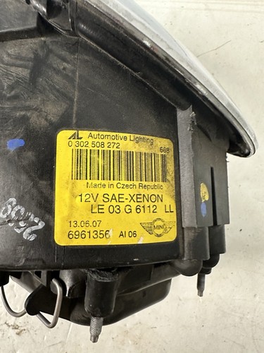 Used Right Headlight Assembly fits:2006-07Mini cooper Conv halogen Grade#D3 - Foto 4 di 10