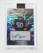 2023 Wild Card Cooper Beebe /20 Metallix Auto Rookie RC Dallas Cowboys Kansas St. rookie card picture