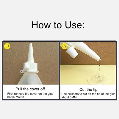 Multi Purpose Glue Super Adhesive Waterproof Starke Adhäsion Nadel Spitze F AK