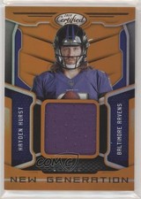 2018 Certified New Generation Jerseys Mirror Orange /399 Hayden Hurst #17 vu6