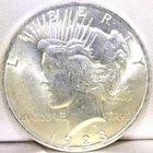 1923 P Silver Peace Dollar BU