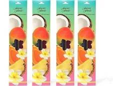 Hawaiian Forever Florals Incense Sticks 4 Packs Assorted