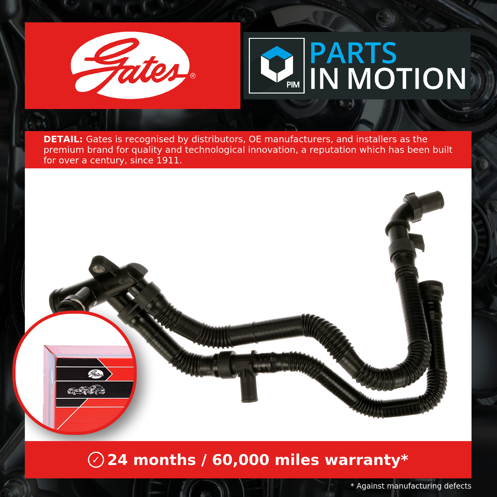 HEATER HOSE 02-1624 FOR PEUGEOT 1007 206+ 207/207+ 107 307/SW/Van/Break FORD - Image 9
