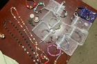 mixed costume  jewelry lot vtg/antique Wearable