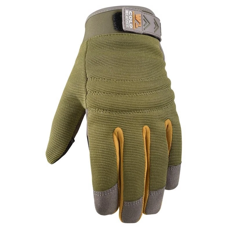 Wells Lamont Women's Outdoor Winter Work Gloves Olive S 1 pair #7809SG NEW