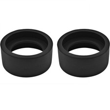 BOKWORE 2PCS Eyepiece Eye Cup Soft Rubber Cover Binocular black