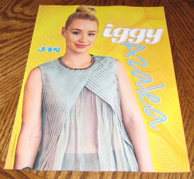 Iggy Azalea Rapper Fancy Work Singer Model Pinup 8x10 Yellow Background Ebay