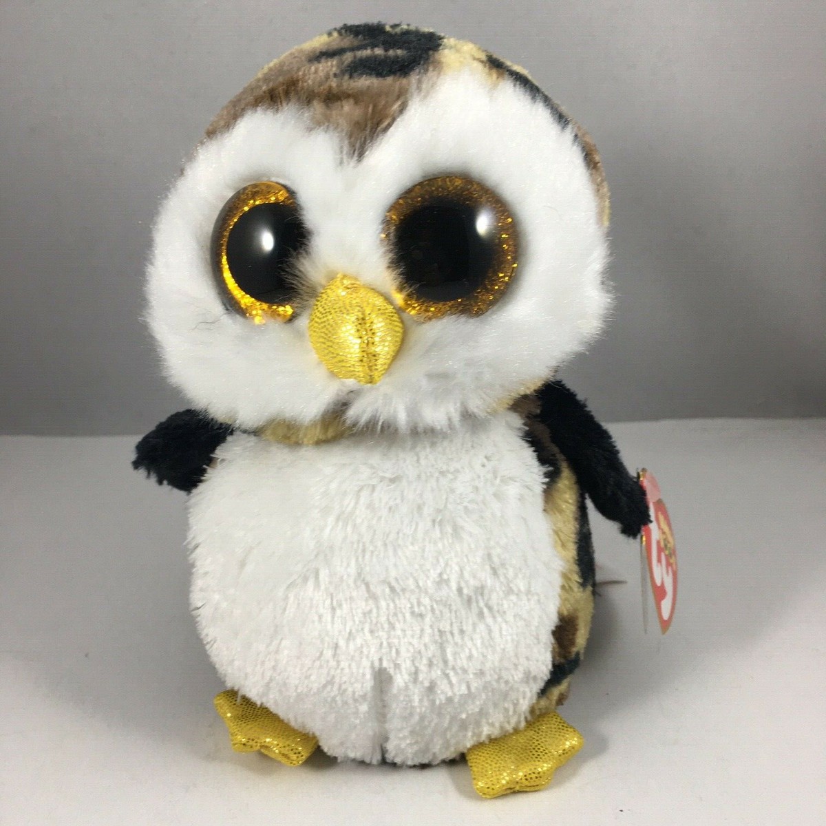 Ty Beanie Boos OWLIVER Camouflage Owl (6 Inch) NEW MINT with MINT