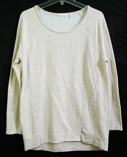 Athleta Beige Heather Oversized Sweatshirt size Small