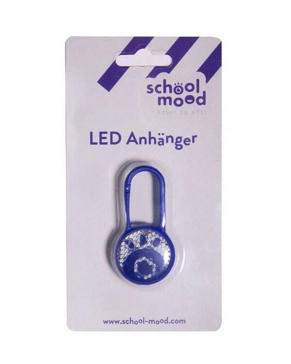 SCHOOL-MOOD LED REFLEKTOR ANHÄNGER BLAU NEU OVP