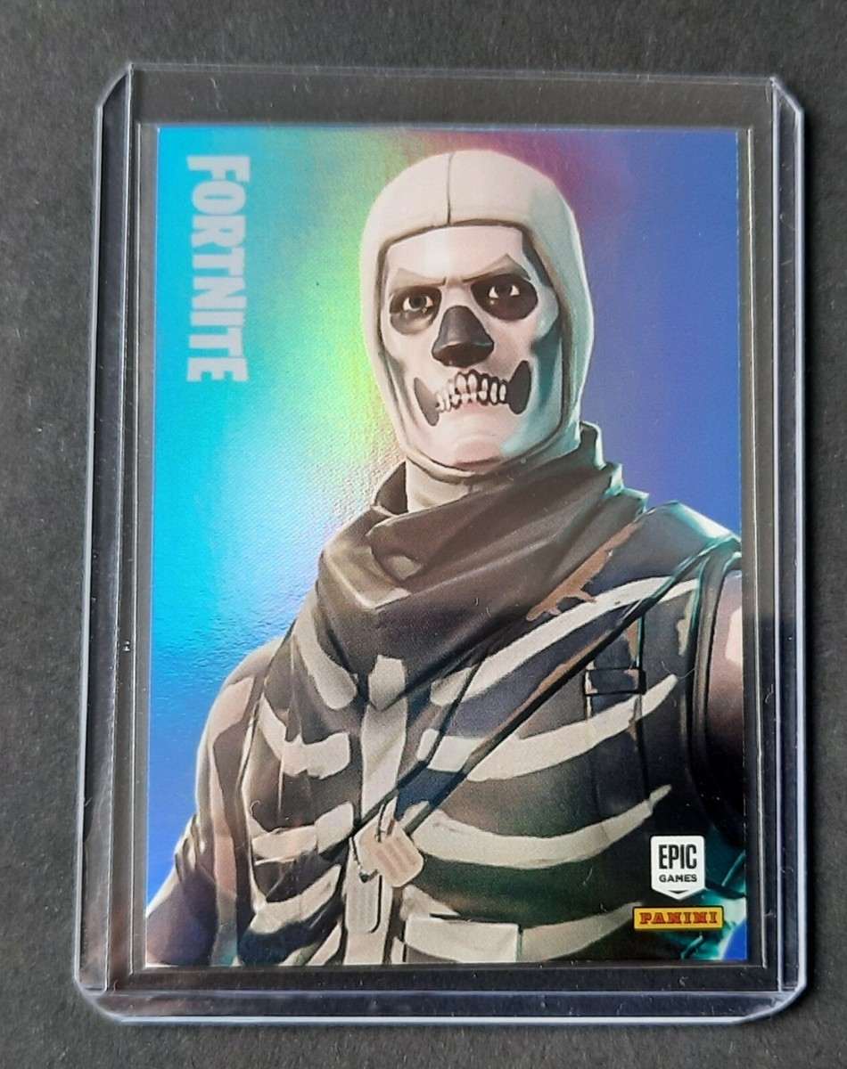 🔥 SKULL TROOPER #235 FORTNITE Series 1 EPIC HOLO HOLOFOIL TOP