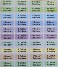 132 28 Free 9 Colour Rainbow Personalised Pencil Name Label Stickers 22 09 