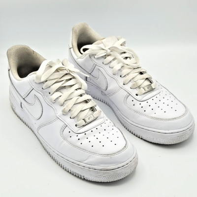 Nike Air Force 1 Shoes Triple White Classic Low Trainer Sneakers Men's Size 13