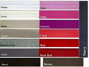 Hug Snug Seam Binding Color Chart