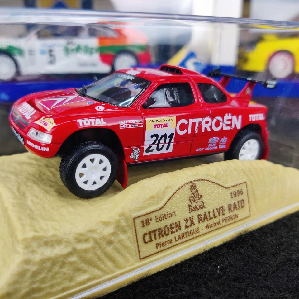 AUTO NOREV PARIS DAKAR CITROEN ZX RALLYE RAID 1996 #201 LARTIGUE/PERIN 1:43 - Immagine 2 di 4
