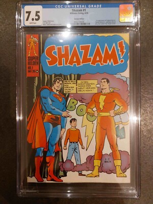 Comic deutsch: BSV WILLIAMS  SHAZAM Nr. 1 CGC 7.5 (Z1/1-)