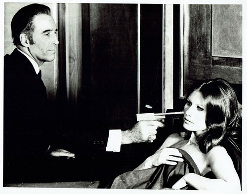 Christopher Lee Maud Adams original vintage photograph 10 x 8 inch