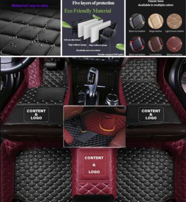 For Lincoln All Models Auto Custom Waterproof Car Floor Mats Carpets All Weather
