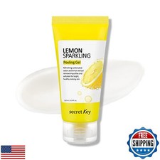 SECRETKEY Lemon Sparkling Peeling Gel, Deep Cleansing, Exfoliation, Skin Mois