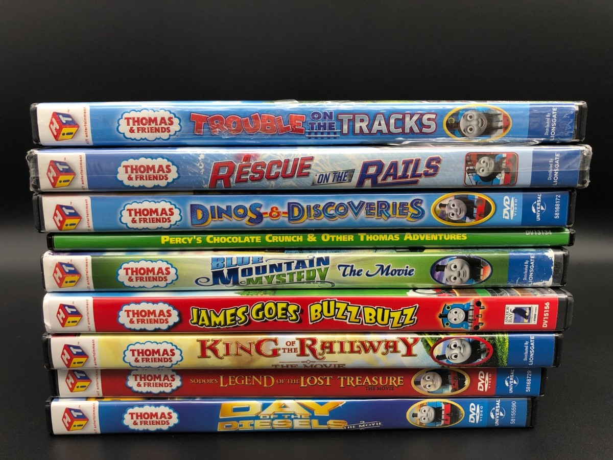 Thomas & Friends DVD Lot of 9 Movies Show Railway James Percy