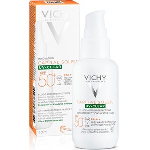 Vichy Capital Soleil UV Clear SPF 50 Water Fluid Anti-Imperfections 40ml