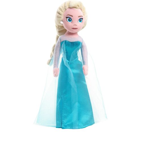 Disney Frozen Princess Elsa Plush Doll by Just Play 9 inch Plush Blue Dress  Doll