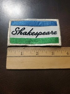 Vintage Shakespeare Fishing Equipment Patch