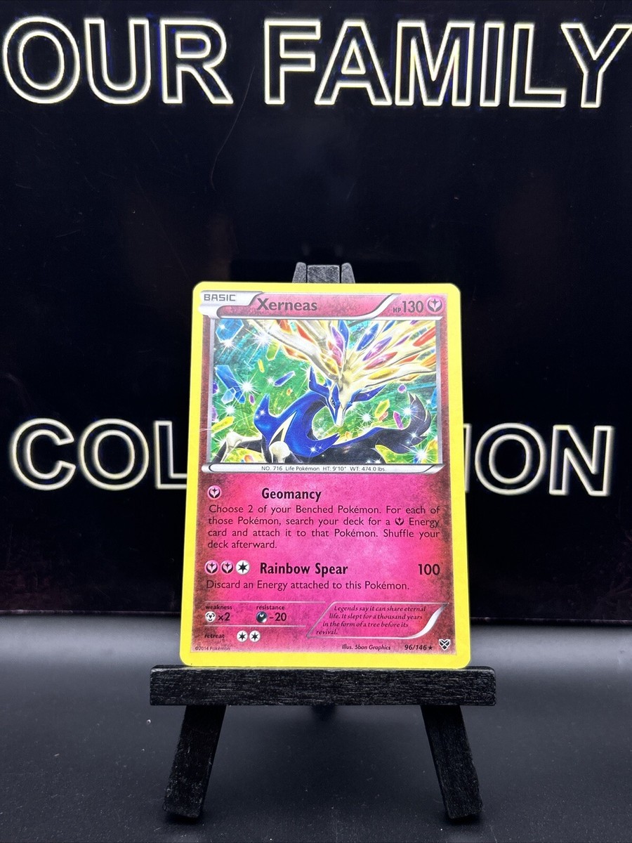 Xerneas 96/146 Cracked Ice Holo Rare XY Base Set Pokemon