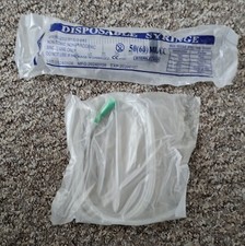 Plastic Syringe 60ml for Liquid Measuring Large Size, Individually