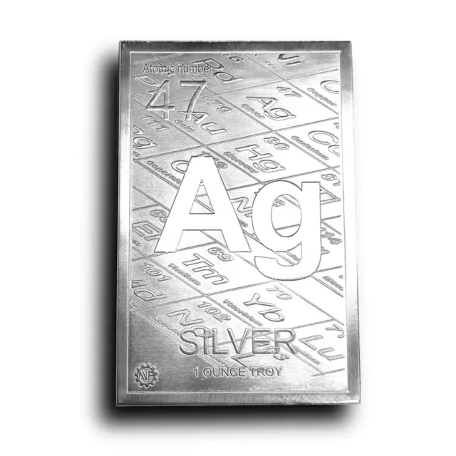 Ebay Live 25.19  (NVP) Ag Periodic Table 47 1 oz Silver Card