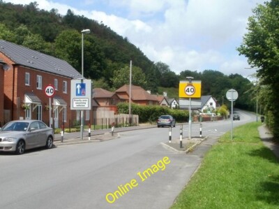 Photo 6x4 End of the 30mph speed limit in Llanbradach Bedwas Near the nor c2011