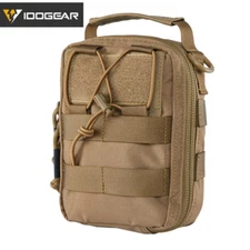 IDOGEAR Airsoft Medical Pouch First Aid Utility Pouch MOLLE EMT Army 500D Nylon 