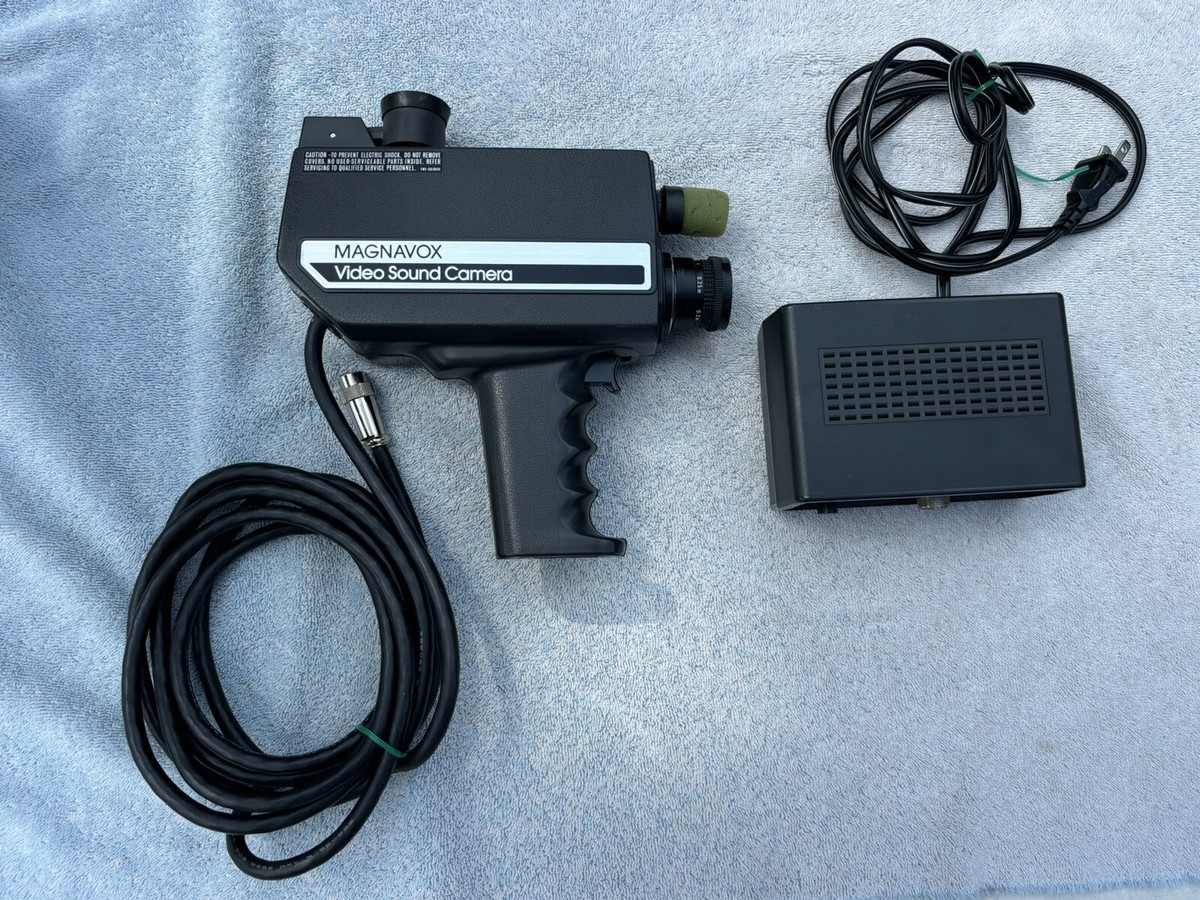 テレビ MAGNASCOPE TV LENS Vintage Magnavox TV Lens Video Sound Camera & Power Supply