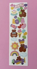 Mrs. Grossman's Limited Edition Love You Bears Stickers
