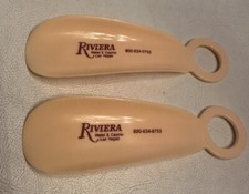 2 bocinas vintage para zapatos Riviera Hotel & Casino