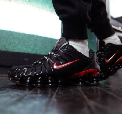 Nike Shox TL Black University Red CN0151-003 Men's Size New | eBay