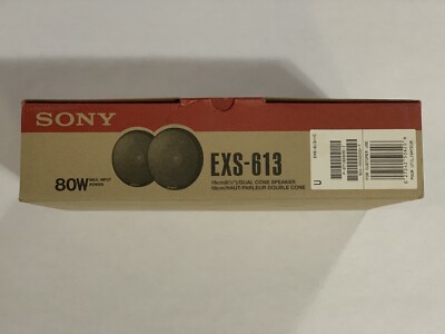 New In Box Sony EXS-613 16cm Dual Cone 80W Car Audio
