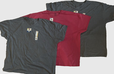 Fruit Of The Loom Lot Of 3 T Shirts 4X Platinum Ever Soft 2 V Neck 1 Crew NWT