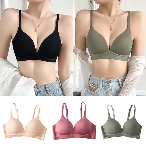 Wireless Bralette Push Up Bra Seamless Bras Lingerie Underwear Solid Breathable