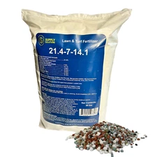 21.4-7-14.1 Lawn and Turf Fertilizer with Iron for All Grass Types - 50 Lbs