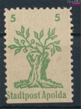 Briefmarken Apolda 1945 Mi 1 mit Falz Pflanzen (10221028