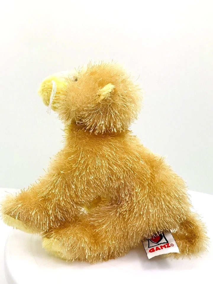 Webkinz Lil Kinz Yellow Furry Lioness 6" Plush #HS193 No Code - Image 2 of 4