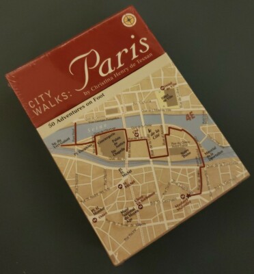 City Walks: Paris Deck 50 Adventures on Foot Deck Christina Henry de Tessan NEW
