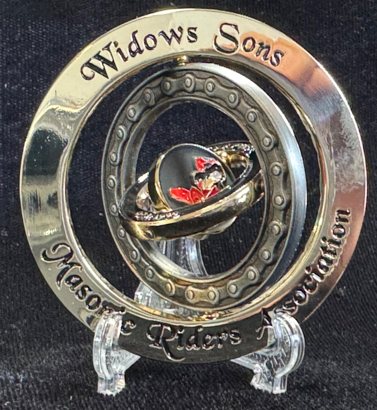Widows Sons Triple Axis Spinner Coin 2.5”