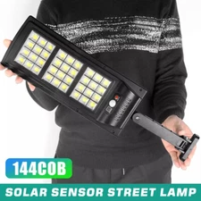 9900000000LM Commercial Solar Street FloodLight LED Light Dusk To Dawn Road Lamp