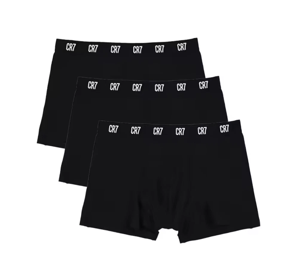 Boxer CR7 Mutande Cristiano Ronaldo Uomo Confezione da 3 Cotone Elasticizzato - Immagine 2 di 4