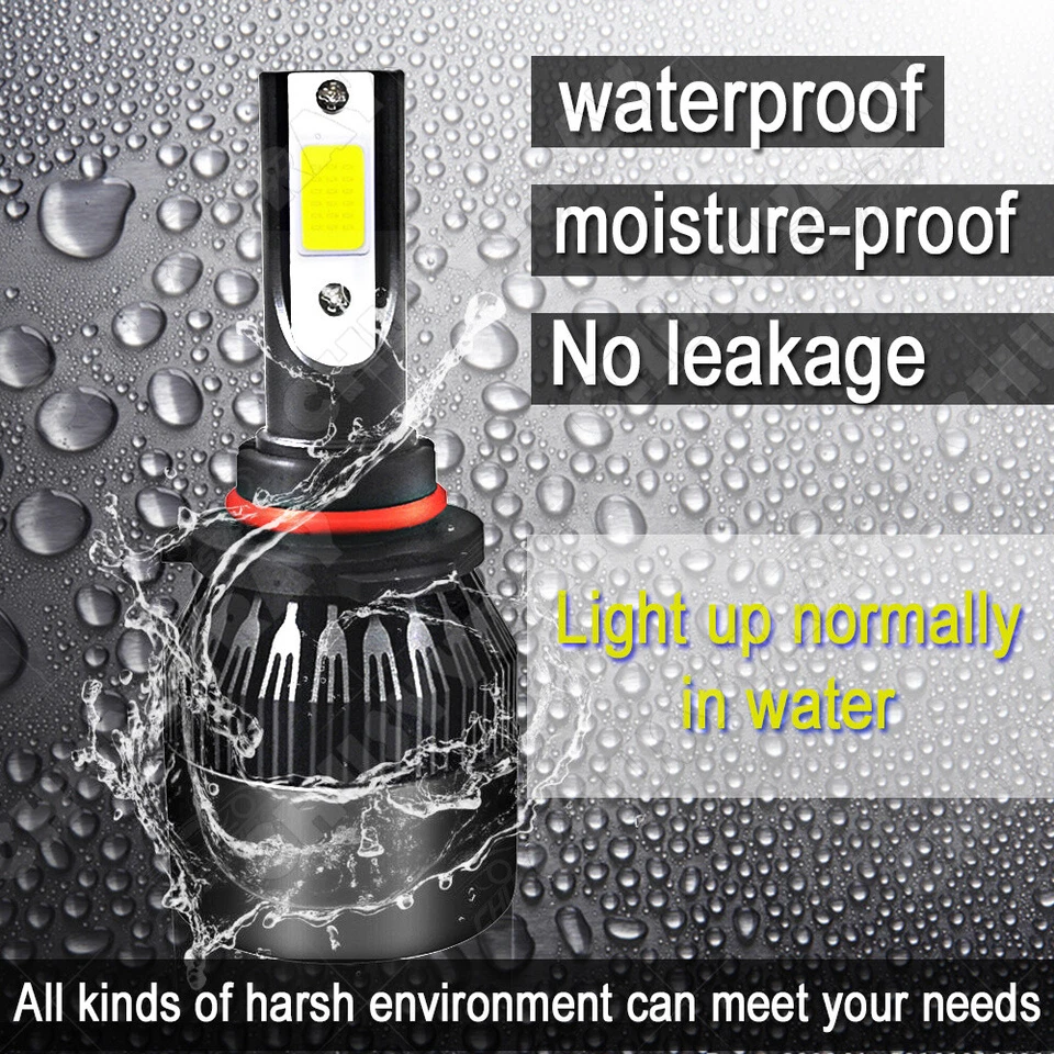 6Pcs For Ford Ranger 2019 2020 2021 LED Headlight Hi/Low+Fog Light Combo bulbs - Image 2 of 4