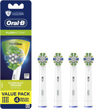 Oral-b Floss Action Replacement Brush Heads 4 Count