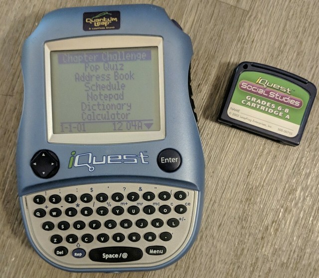 2002 LeapFrog Quantum Leap iQuest Interactive Talking Handheld 708431 for sale online